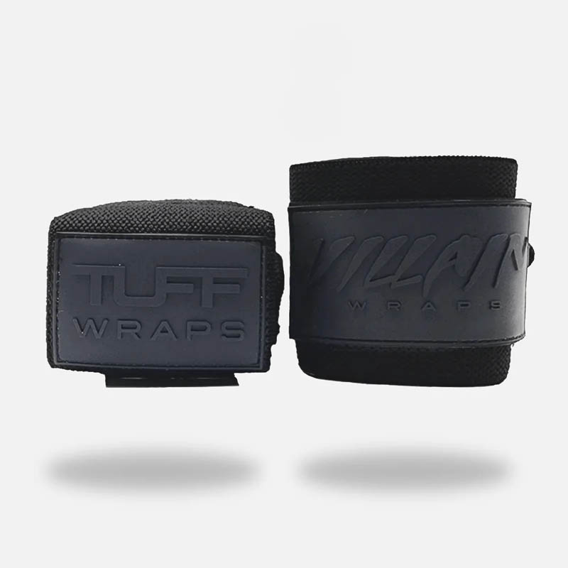 Pair of 16-inch Blackout Villain wrist wraps